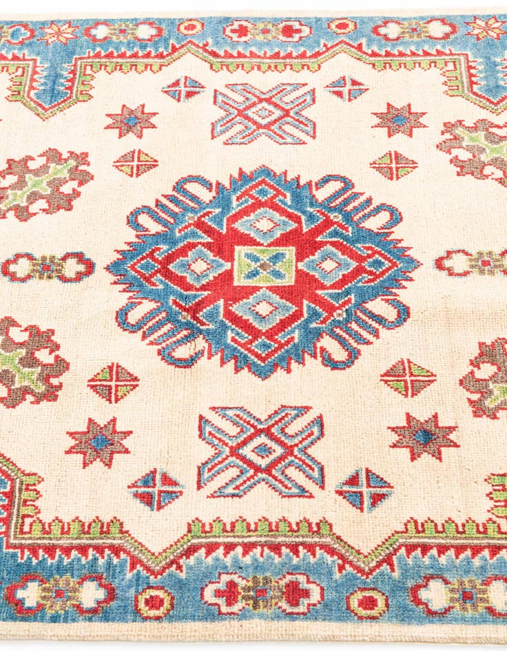 Detail image of 3' 4 x 5' 2  Hand Knotted Kazak Rug