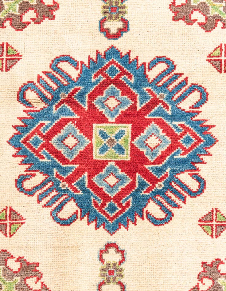 Detail image of 3' 4 x 5' 2  Hand Knotted Kazak Rug