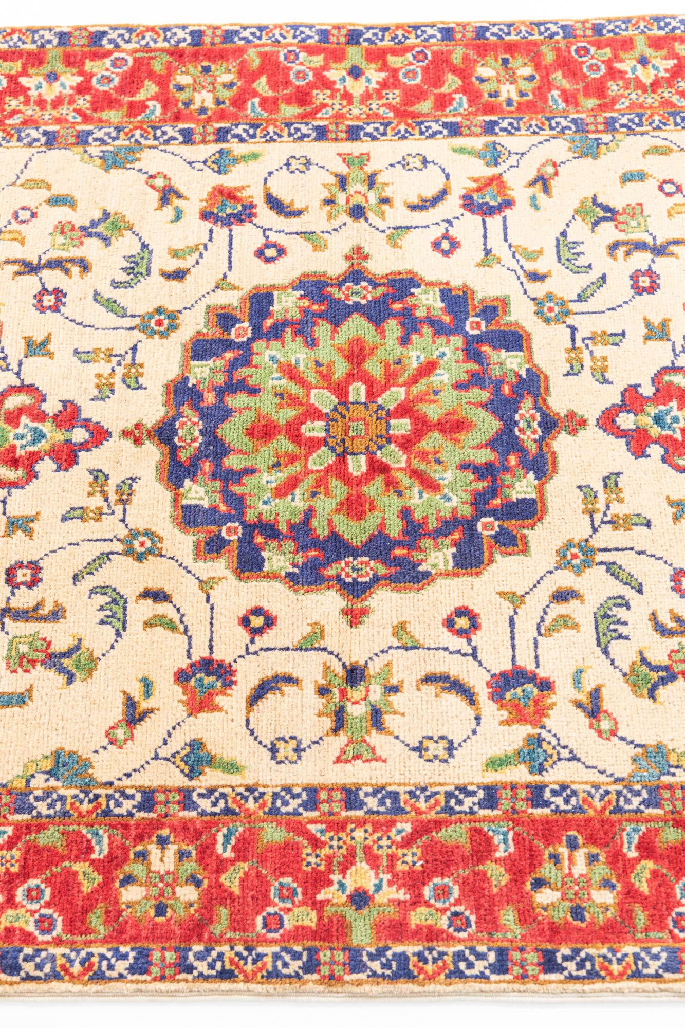 3' 1 x 4' 10 Hand Knotted Kazak Rug