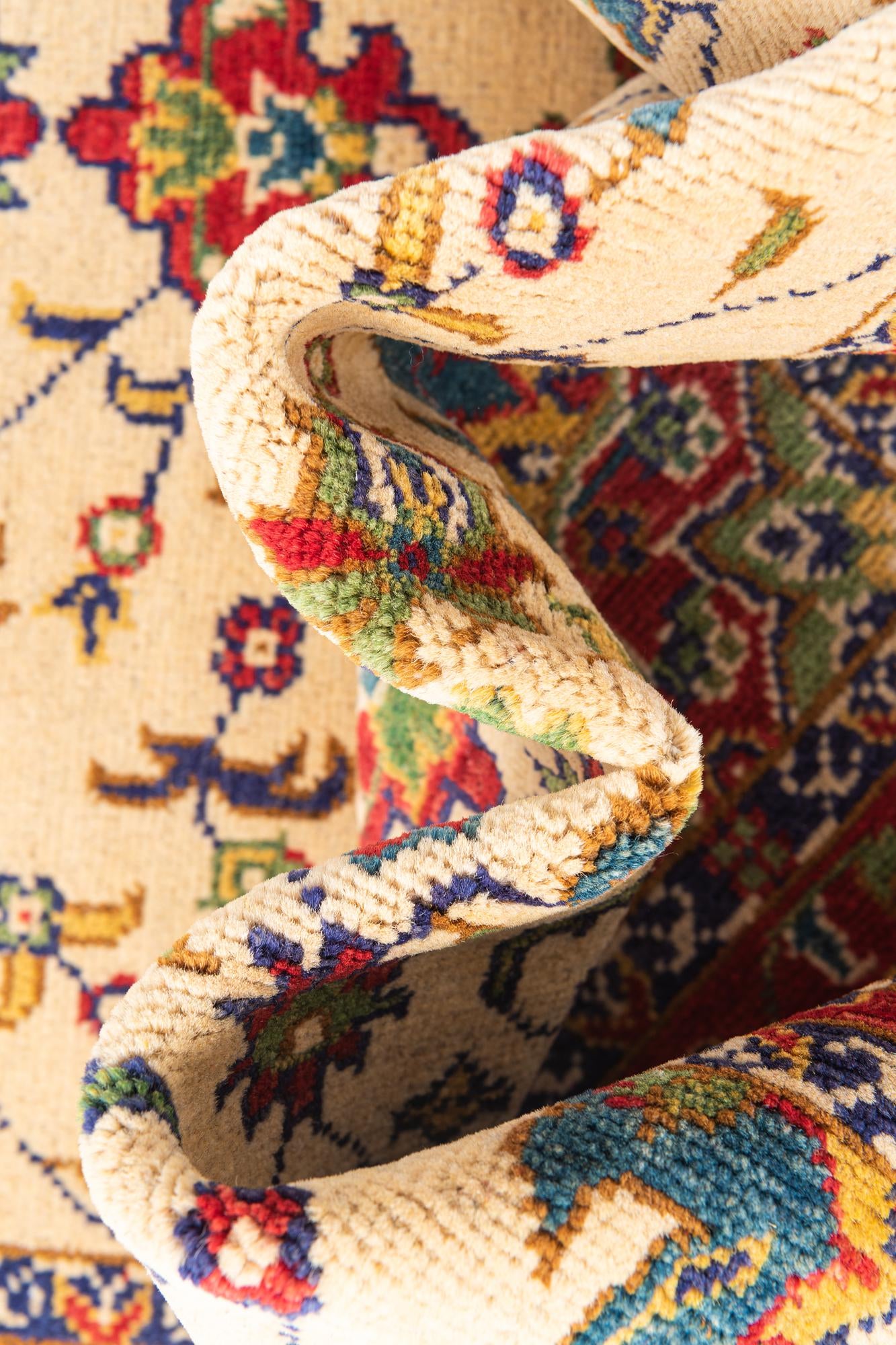 3' 1 x 4' 10 Hand Knotted Kazak Rug