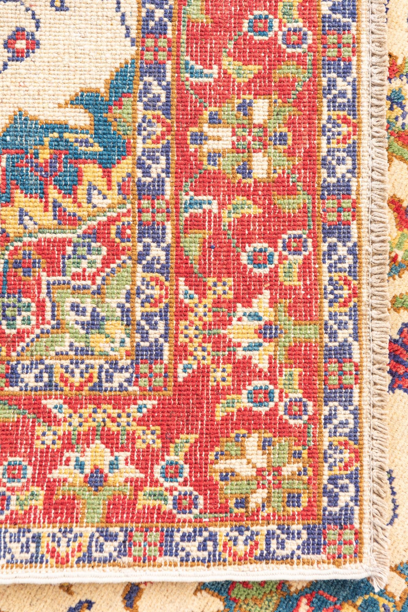3' 1 x 4' 10 Hand Knotted Kazak Rug