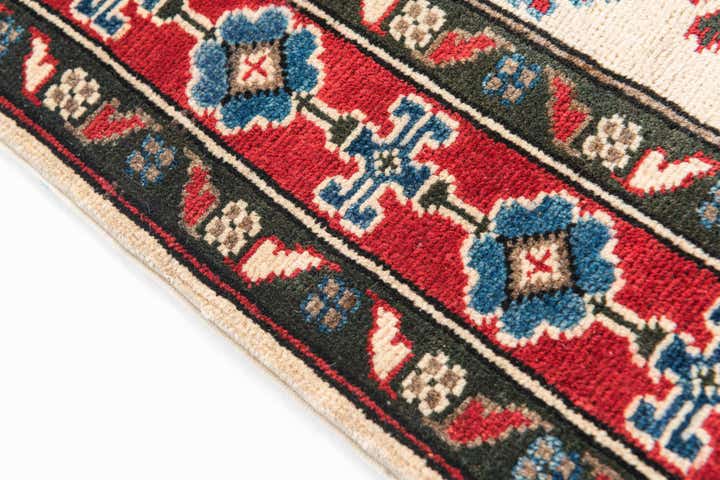 3' x 4' 7 Hand Knotted Kazak Rug