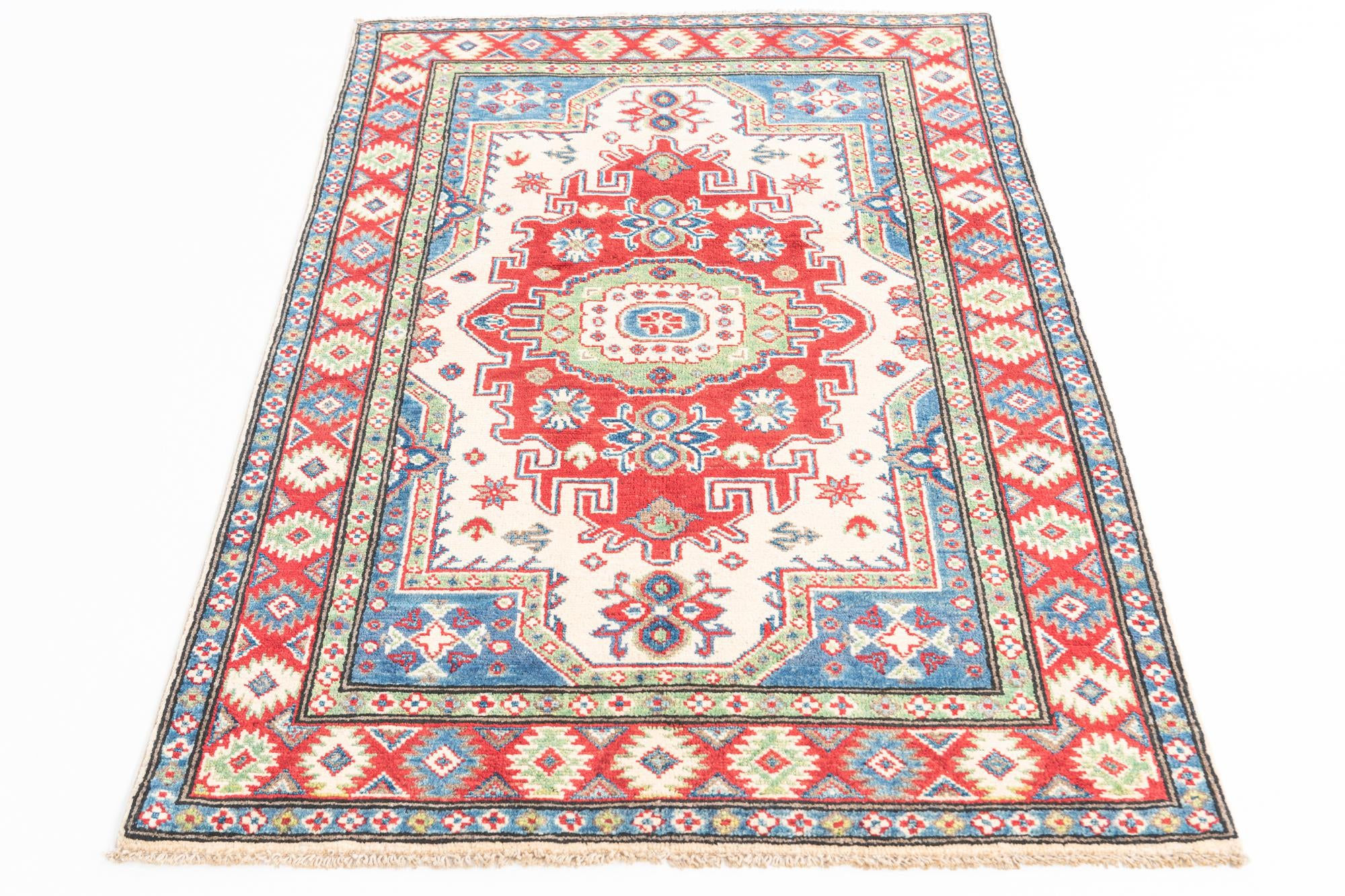3' 3 x 5' 1 Hand Knotted Kazak Rug