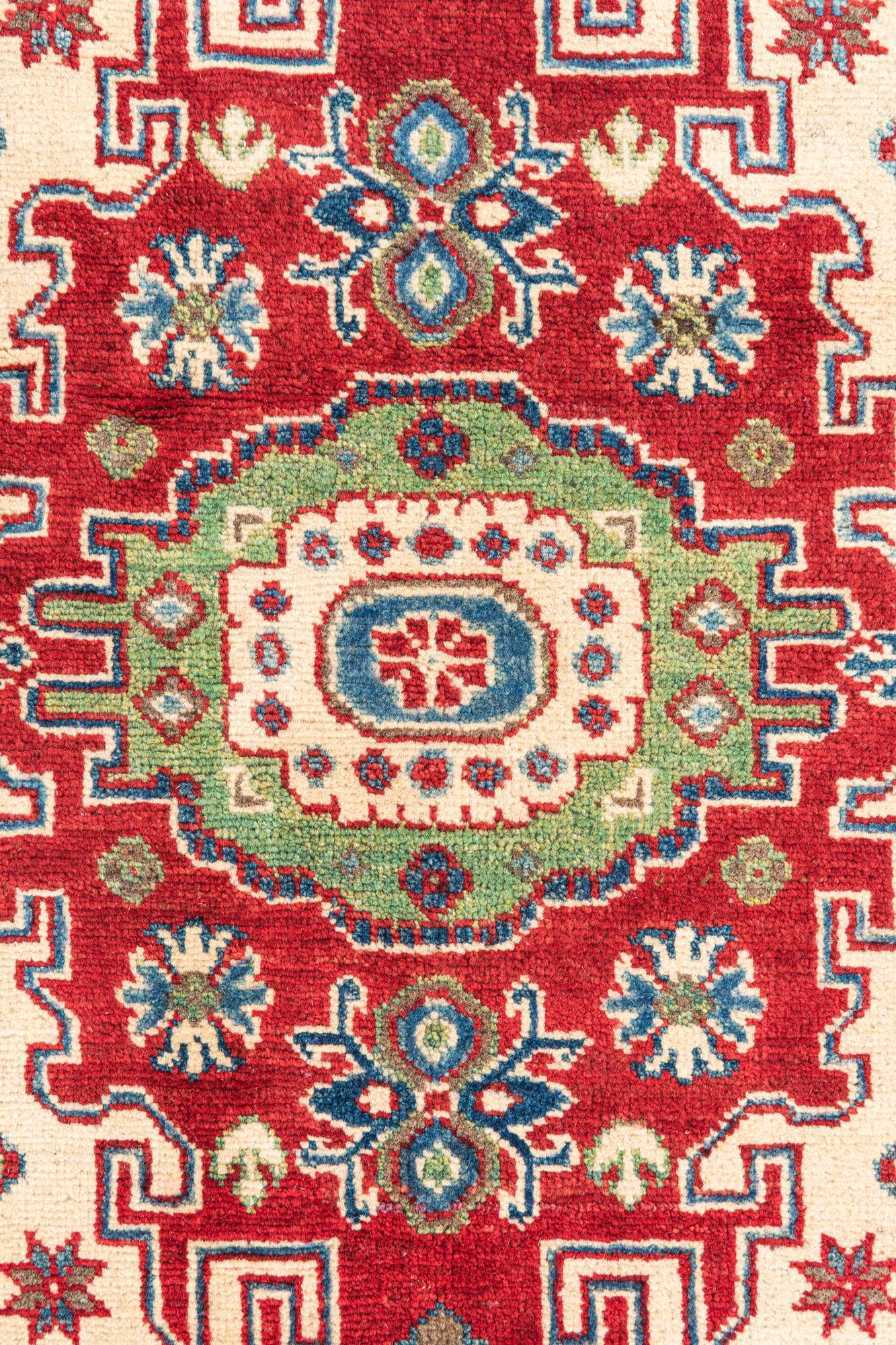 3' 3 x 5' 1 Hand Knotted Kazak Rug