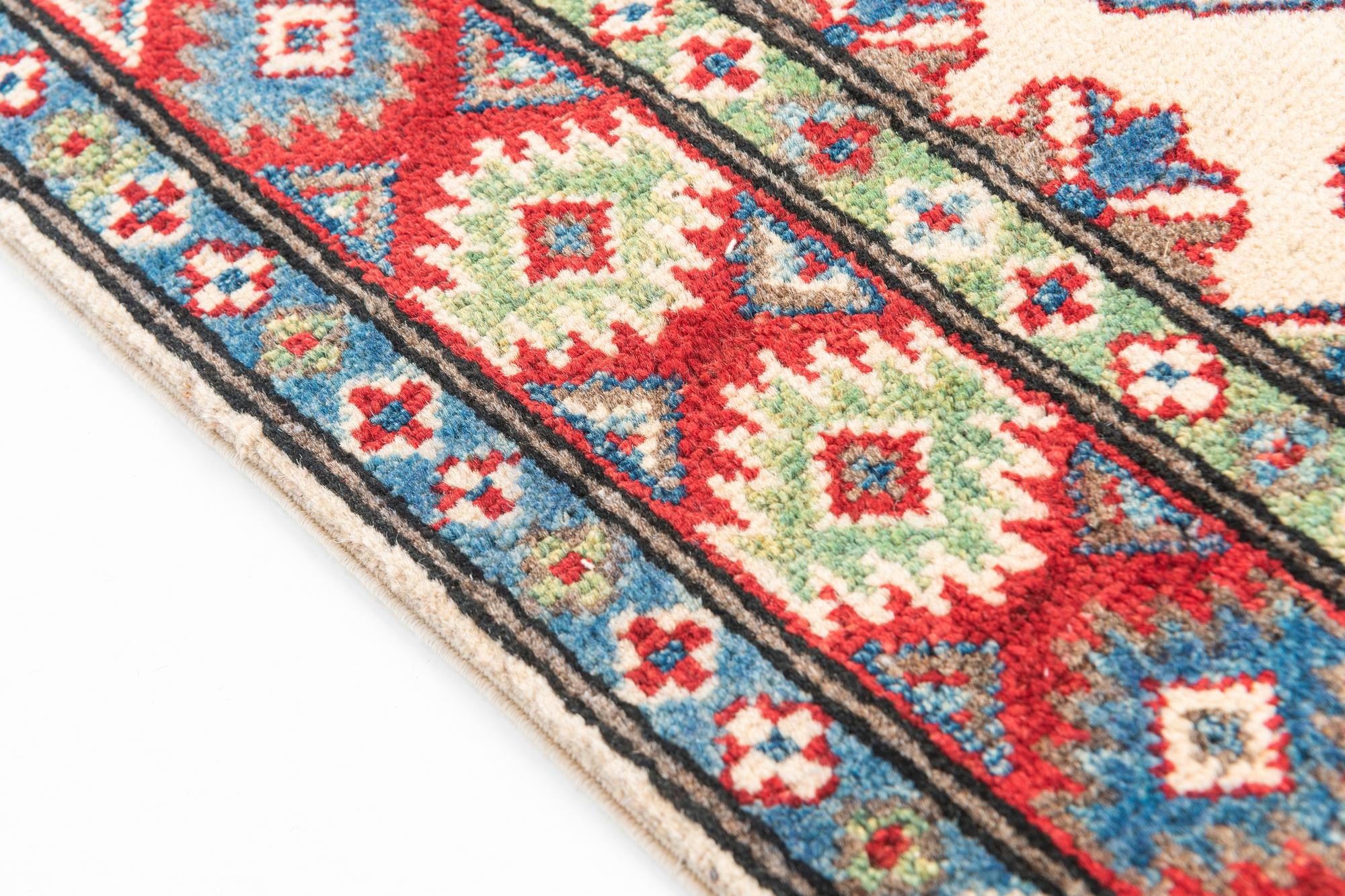 3' 3 x 5' 1 Hand Knotted Kazak Rug