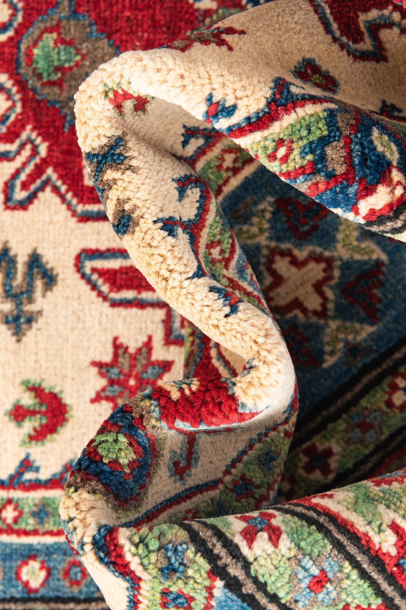 3' 3 x 5' 1 Hand Knotted Kazak Rug