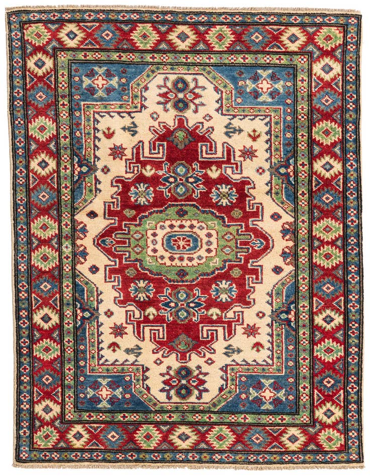 Detail image of 3' 3 x 5' 1 Hand Knotted Kazak Rug