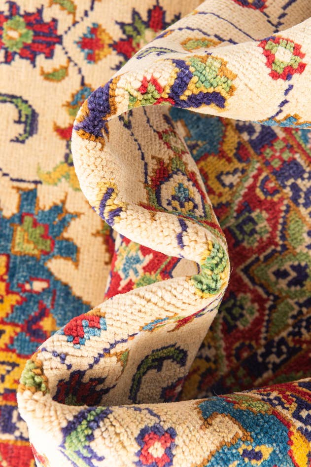 Detail image of 3' 2 x 5' Hand Knotted Kazak Rug