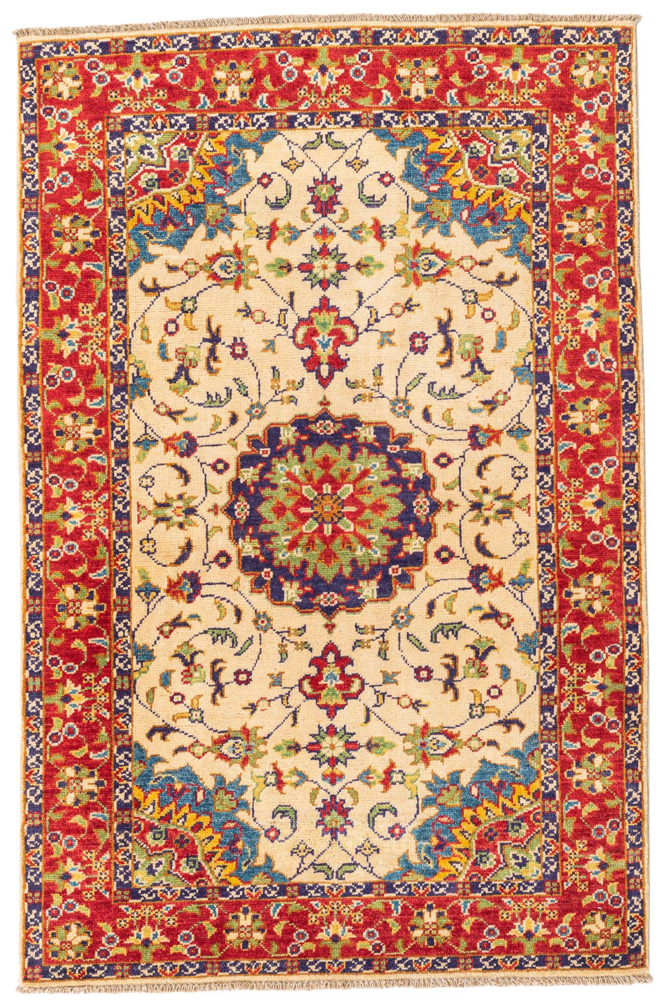 3' 2 x 5' Hand Knotted Kazak Rug