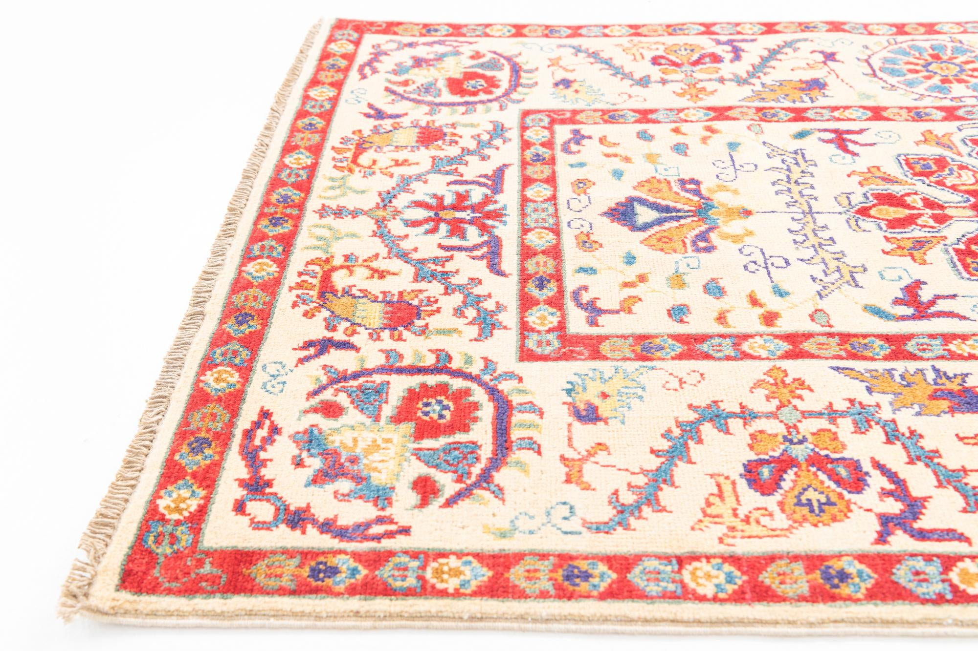 3' 1 x 5' Hand Knotted Kazak Rug