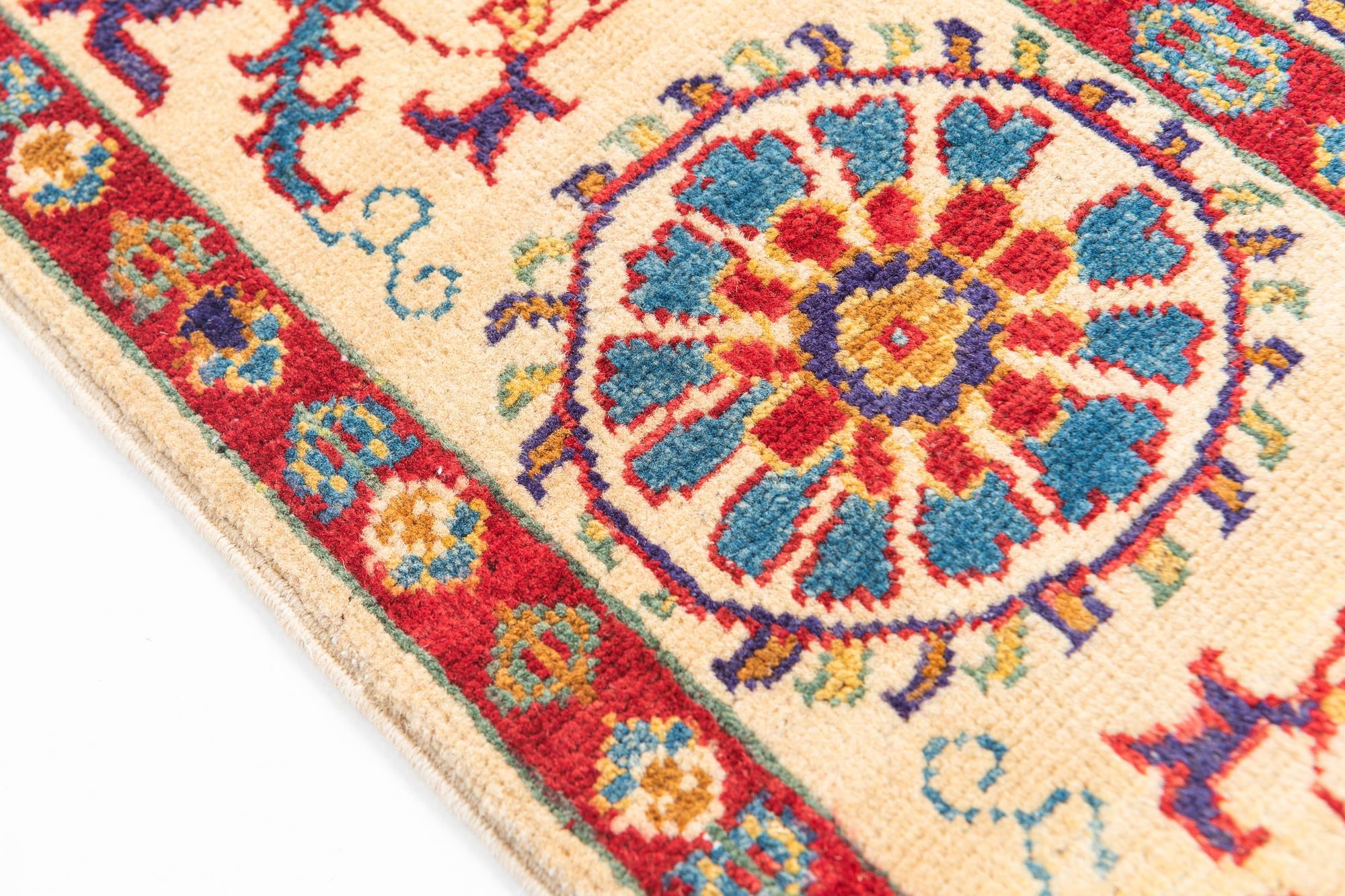 3' 1 x 5' Hand Knotted Kazak Rug