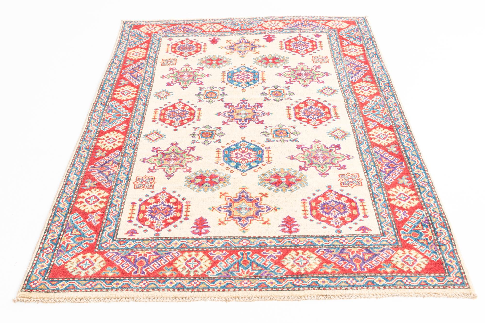 4' 1 x 6' Hand Knotted Kazak Rug
