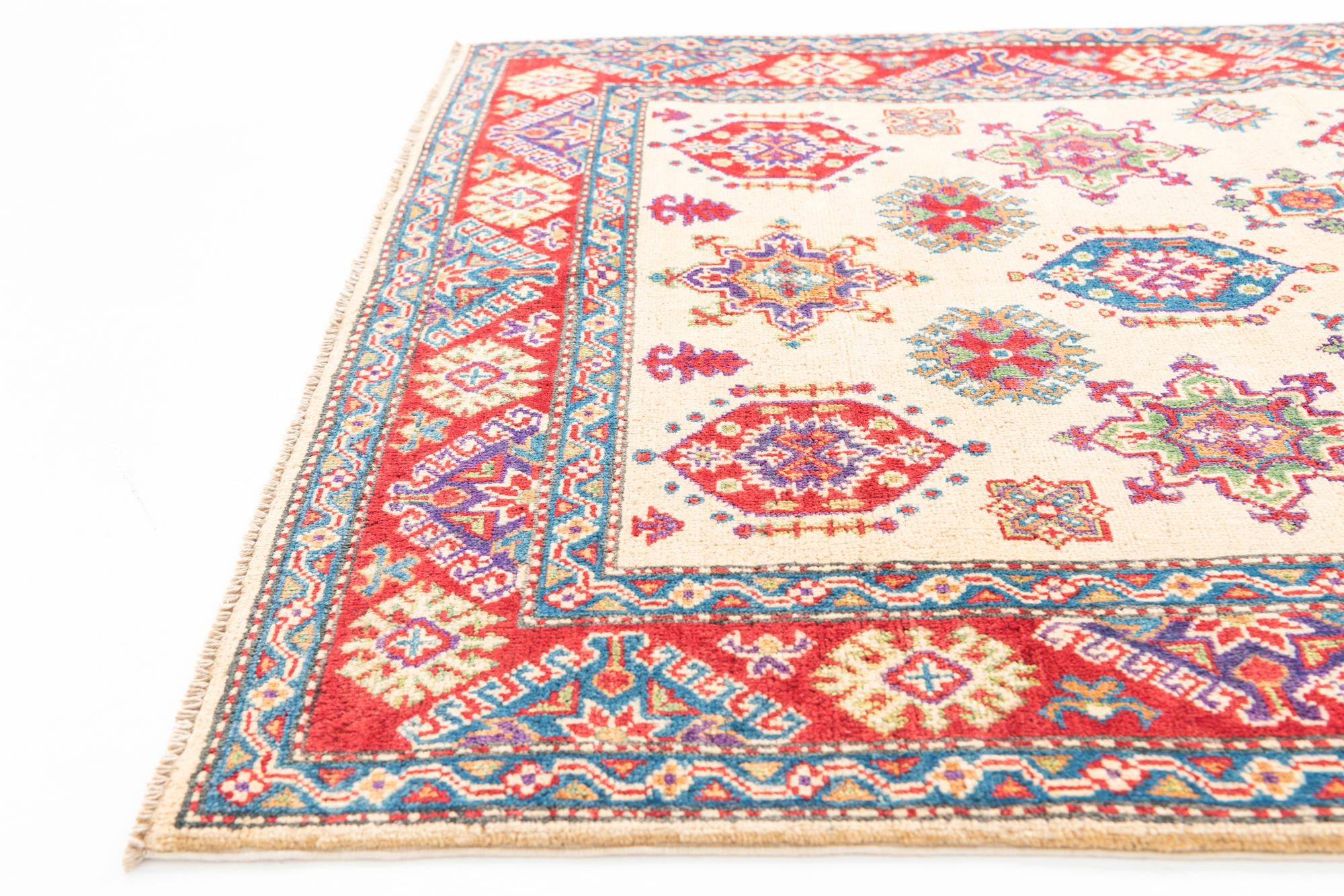 4' 1 x 6' Hand Knotted Kazak Rug