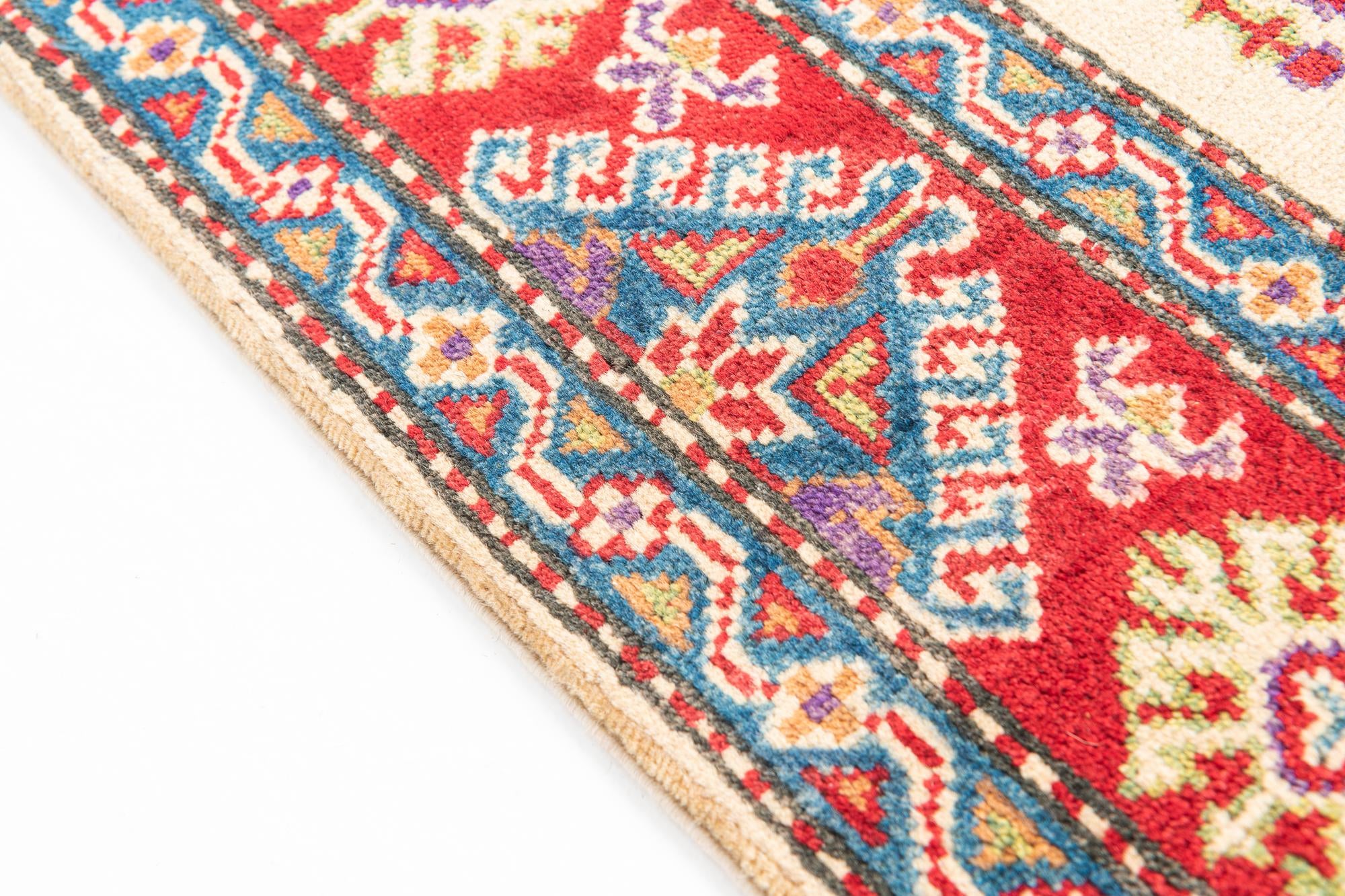 4' 1 x 6' Hand Knotted Kazak Rug