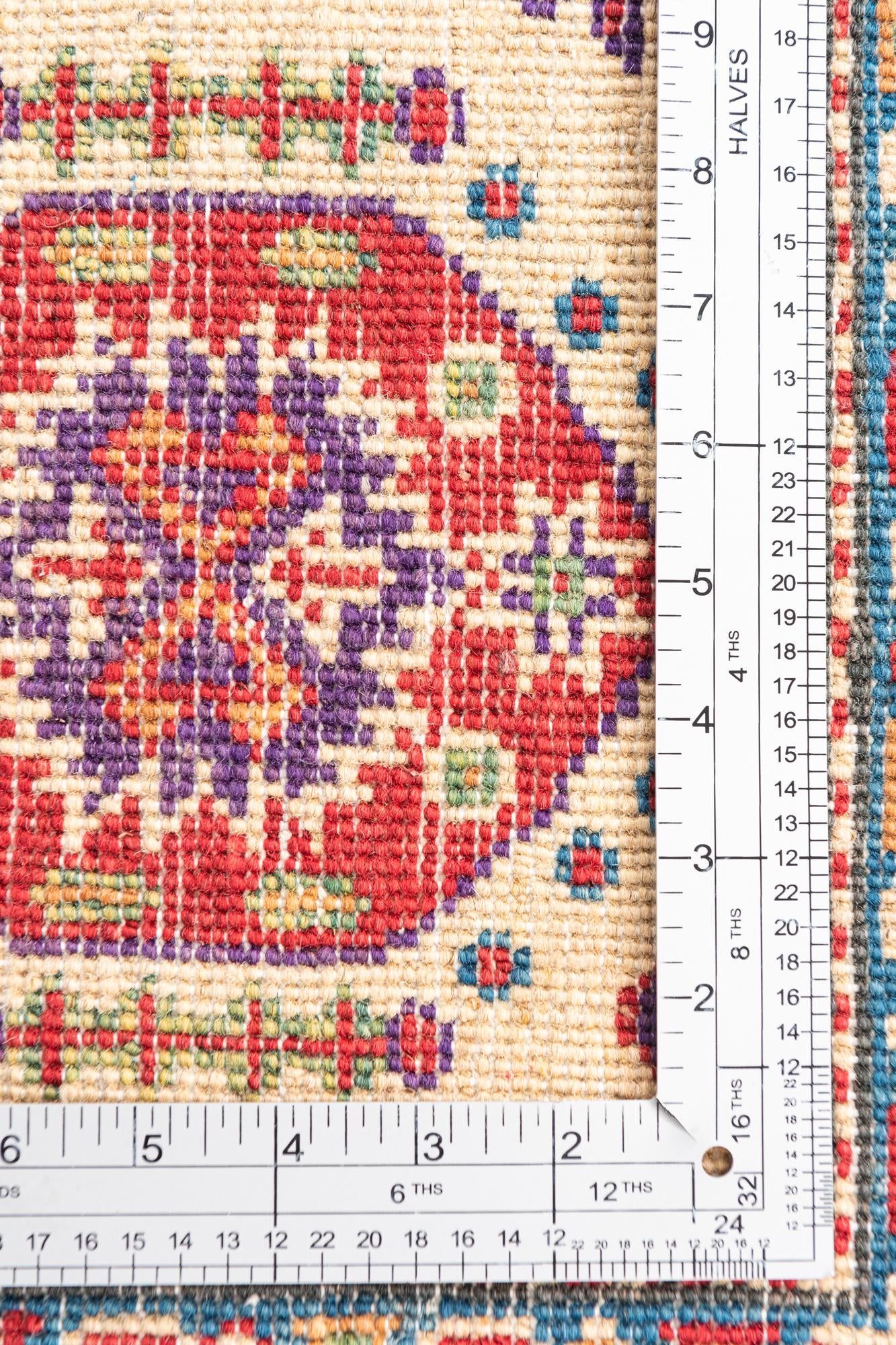 4' 1 x 6' Hand Knotted Kazak Rug