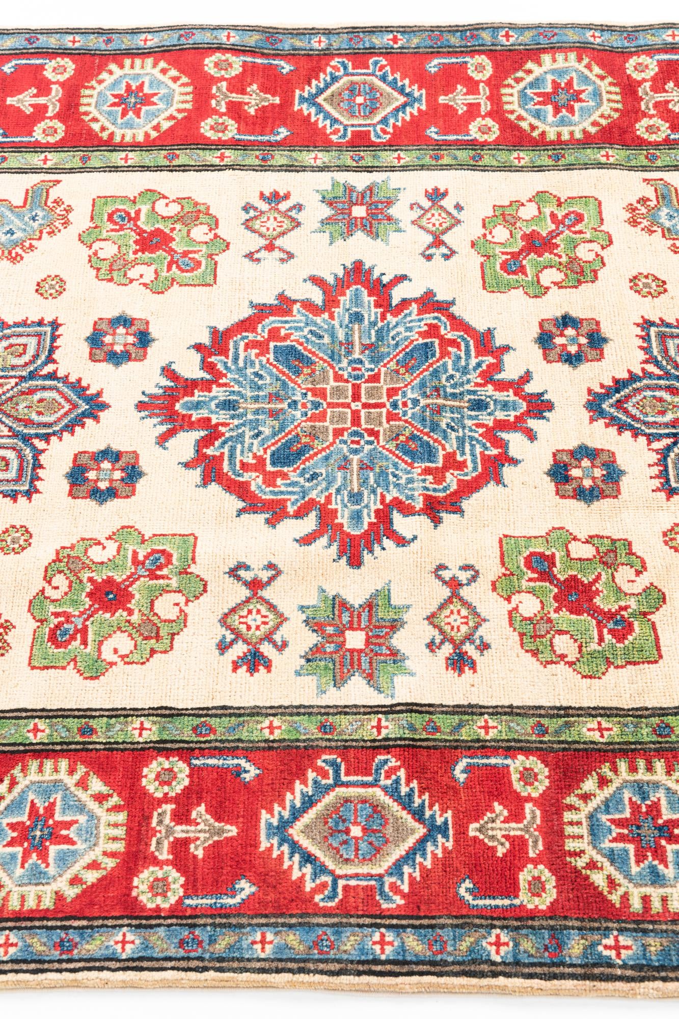 4' x 6' Hand Knotted Kazak Rug