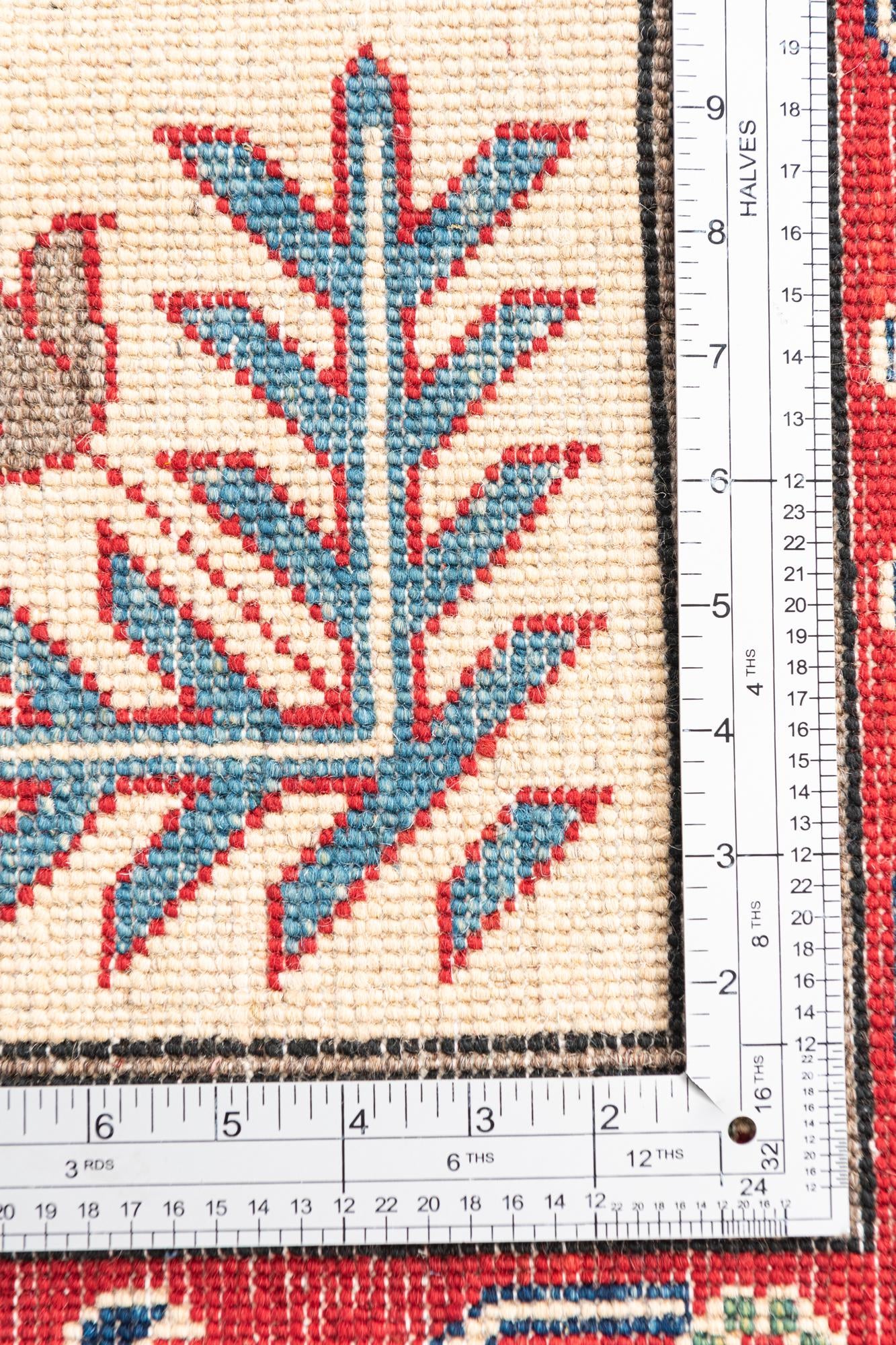 4' x 6' Hand Knotted Kazak Rug