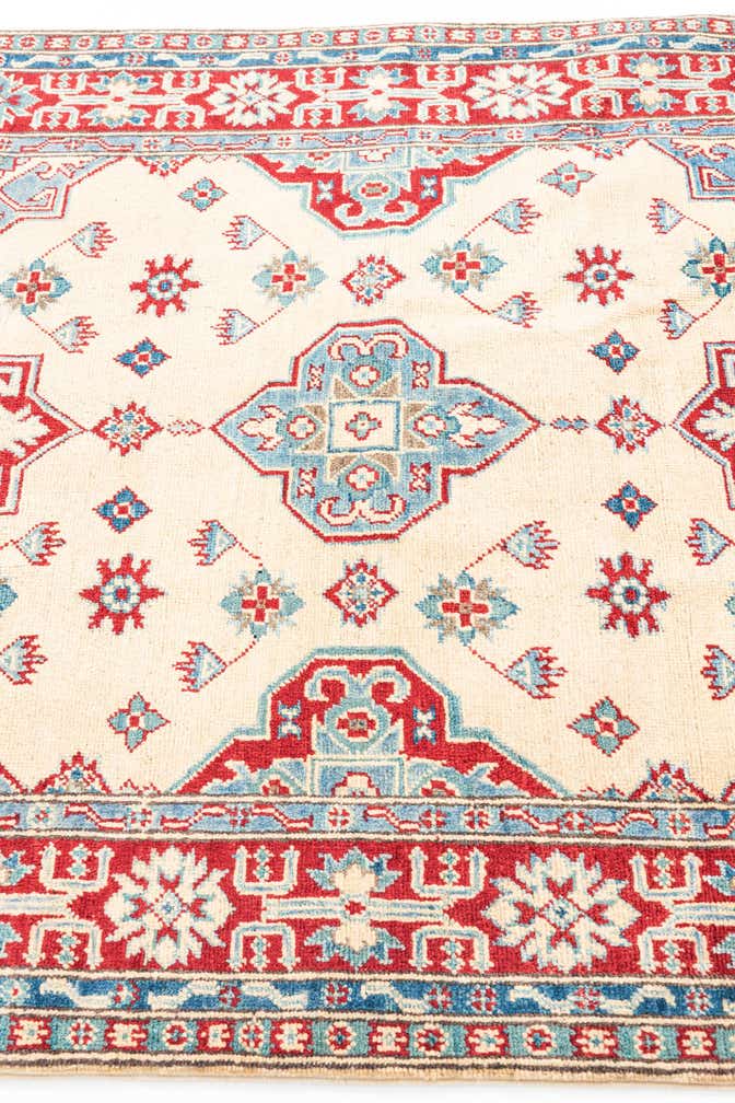 125cm x 185cm anudado a mano Kazak Alfombra