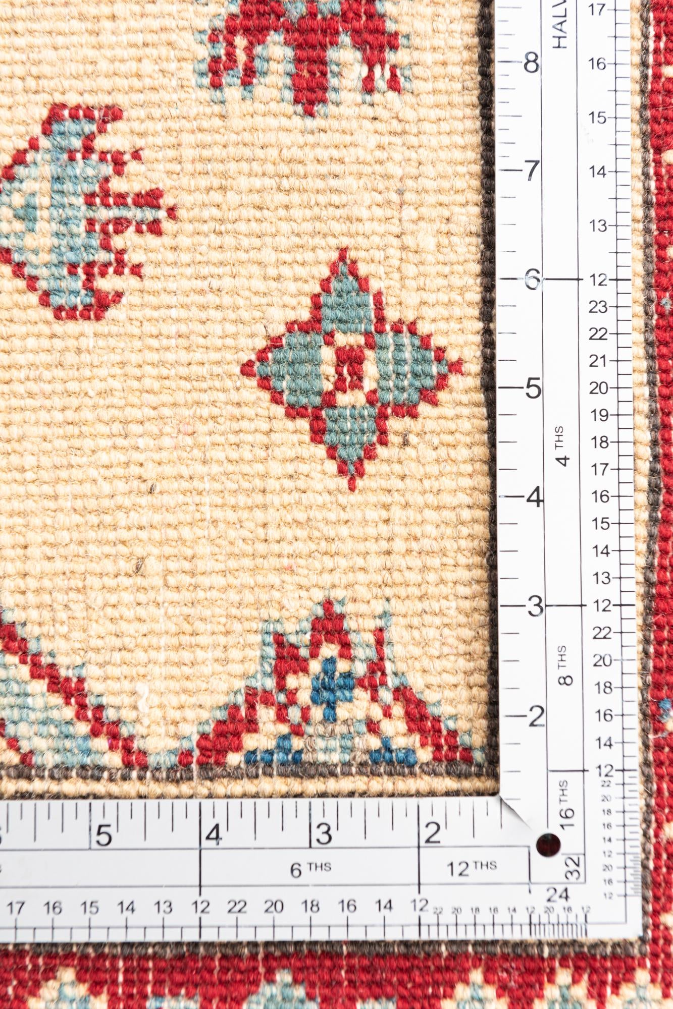 125cm x 185cm anudado a mano Kazak Alfombra