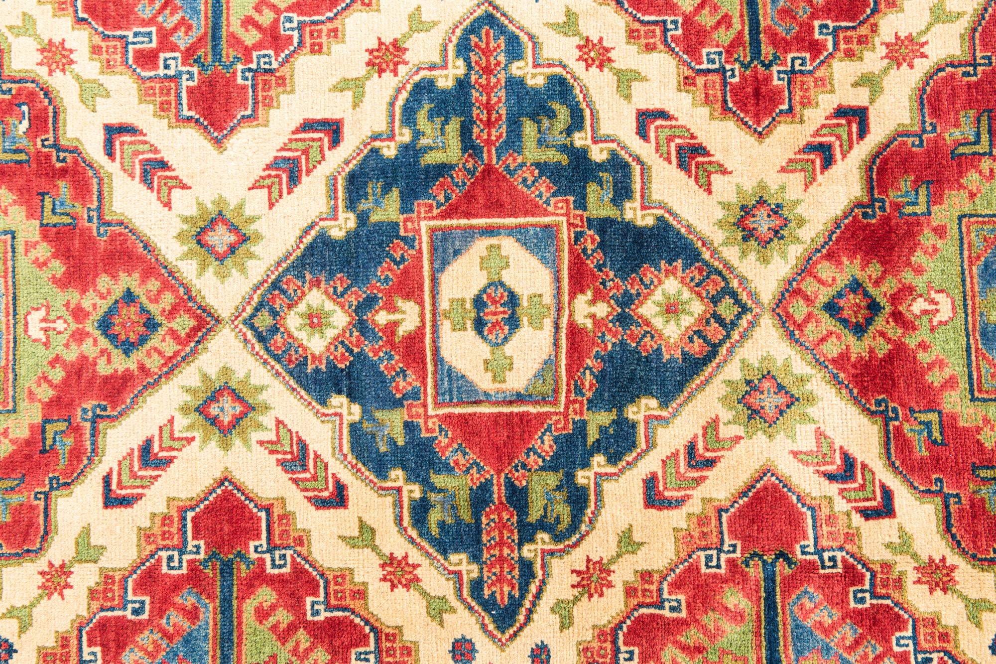 3' 10 x 6' 4 Hand Knotted Kazak Rug