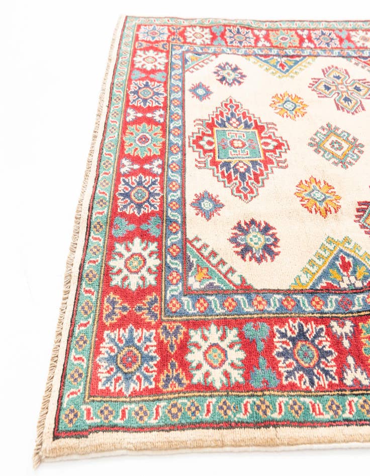 Detail image of 3' 10 x 6' 1  Hand Knotted Kazak Rug
