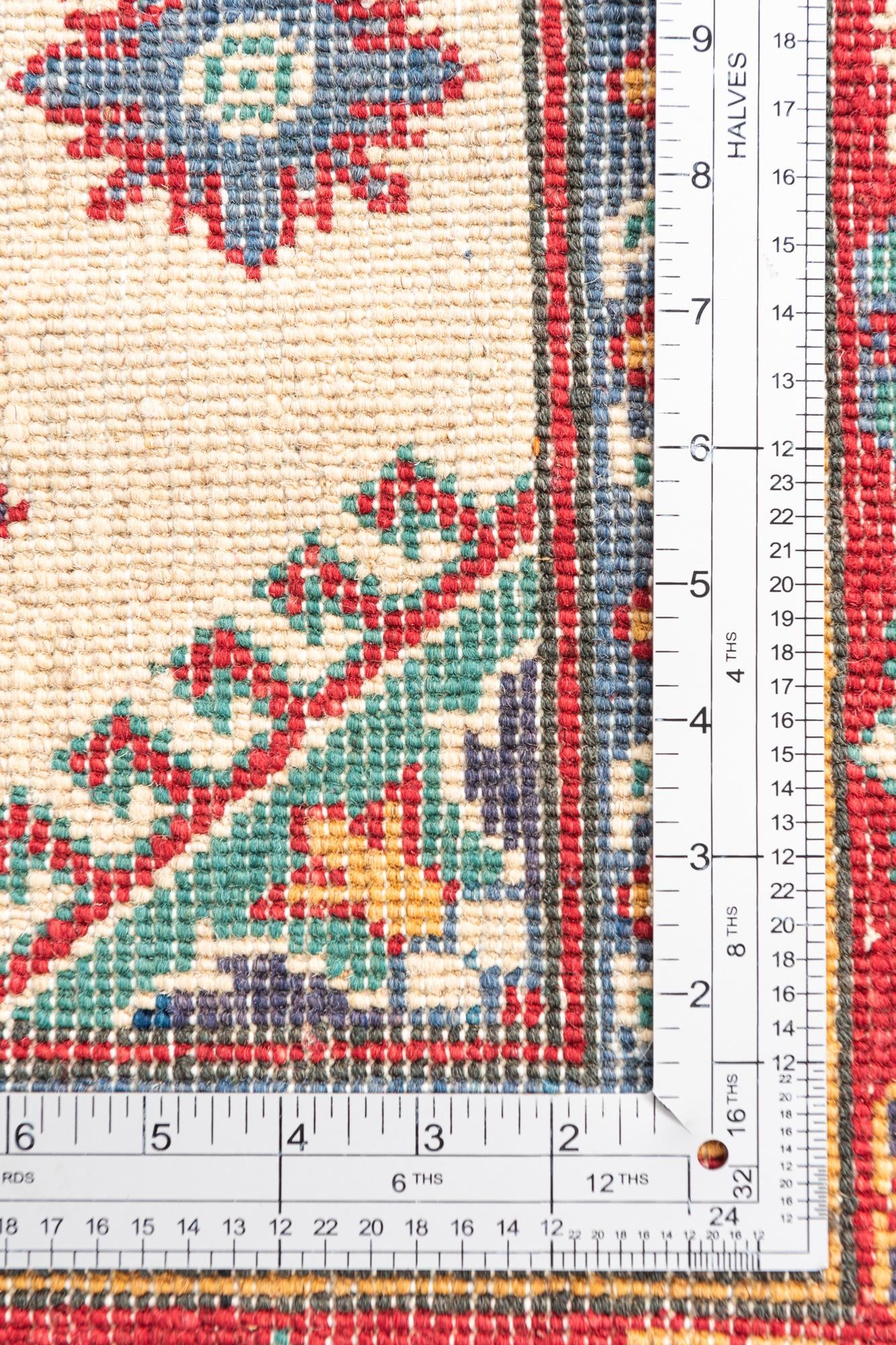 115cm x 185cm anudado a mano Kazak Alfombra