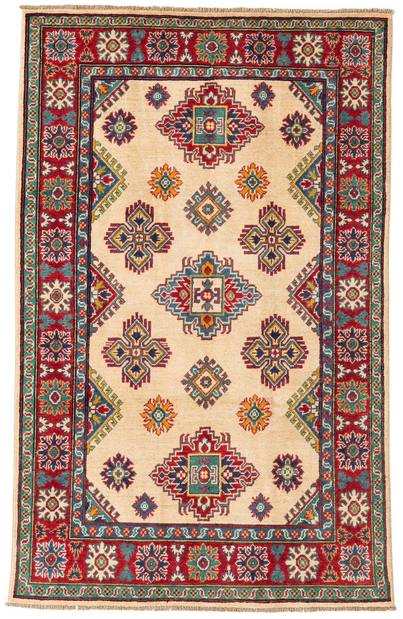 115cm x 185cm Hand Knotted Kazak Rug