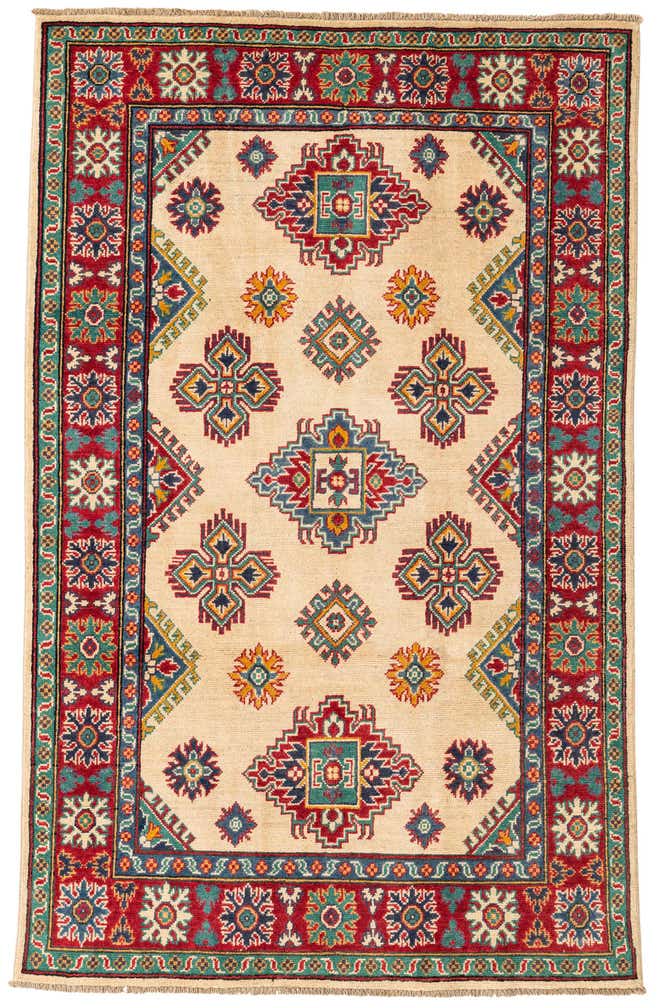 115cm x 185cm Hand Knotted Kazak Rug