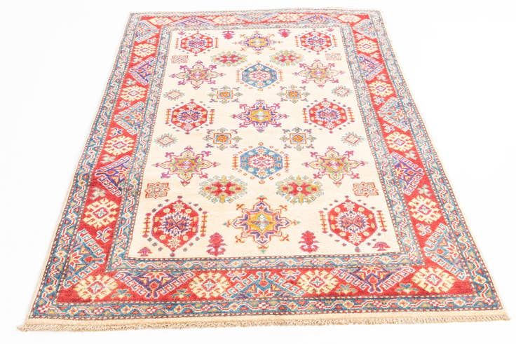 Detail image of 4' x 6' 1 Hand Knotted Kazak Rug