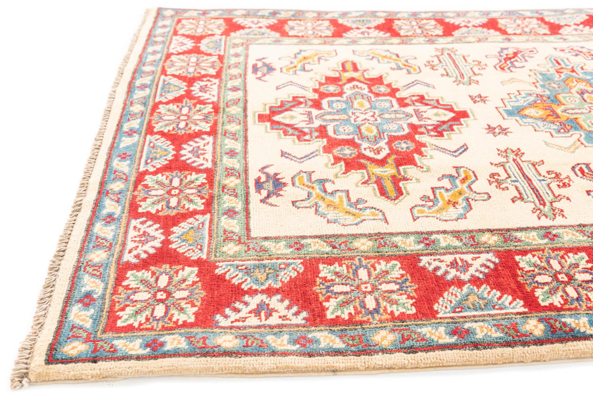3' 10 x 5' 10 Hand Knotted Kazak Rug