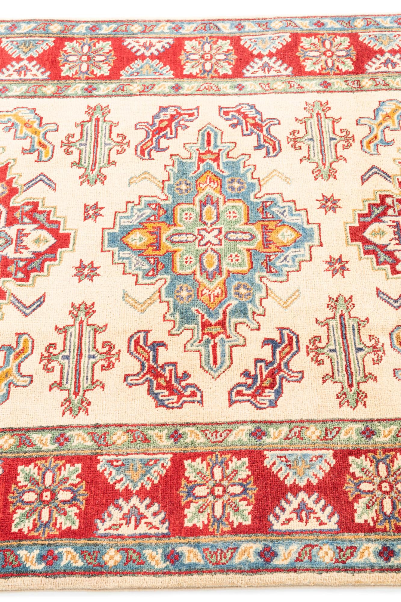 3' 10 x 5' 10 Hand Knotted Kazak Rug
