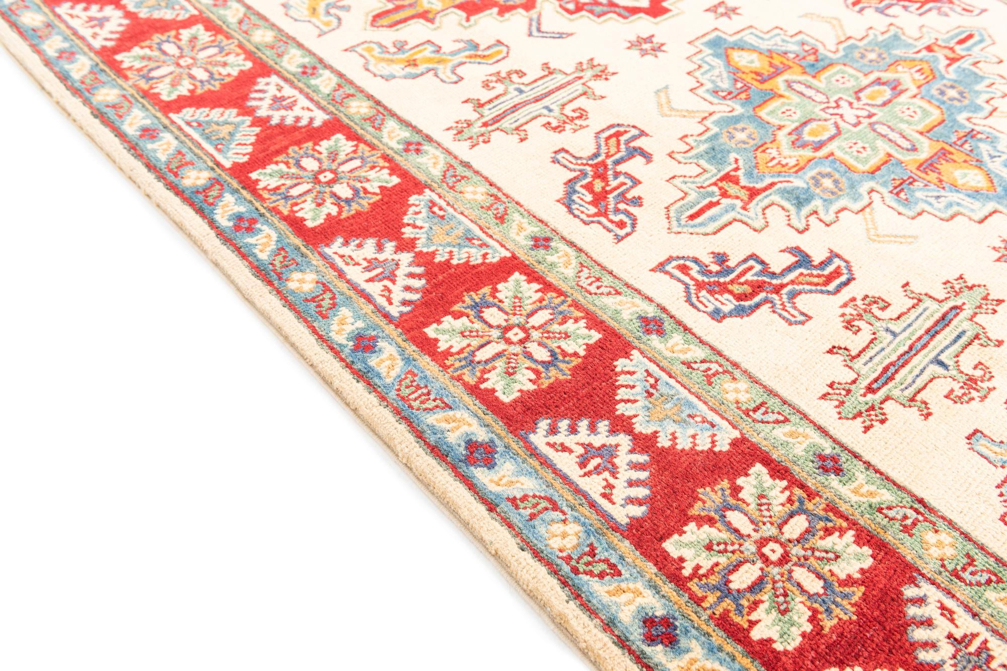 3' 10 x 5' 10 Hand Knotted Kazak Rug