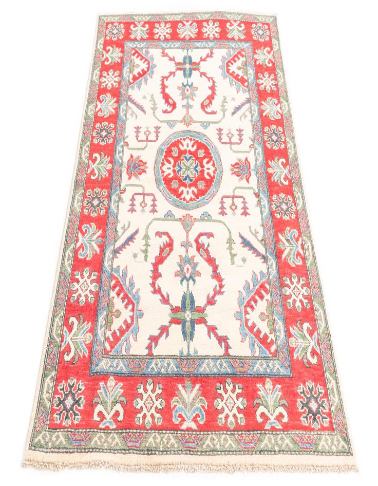 Detail image of 3' 10 x 5' 9  Hand Knotted Kazak Rug