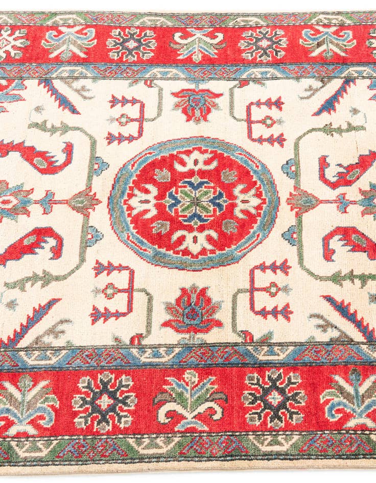 Detail image of 3' 10 x 5' 9  Hand Knotted Kazak Rug