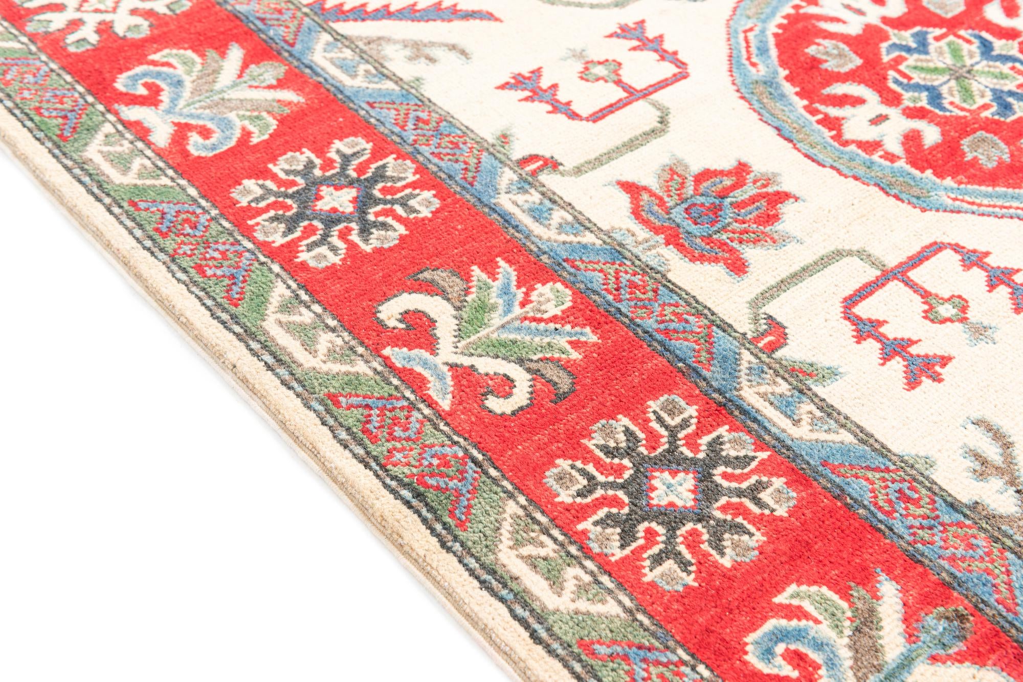 3' 10 x 5' 9 Hand Knotted Kazak Rug