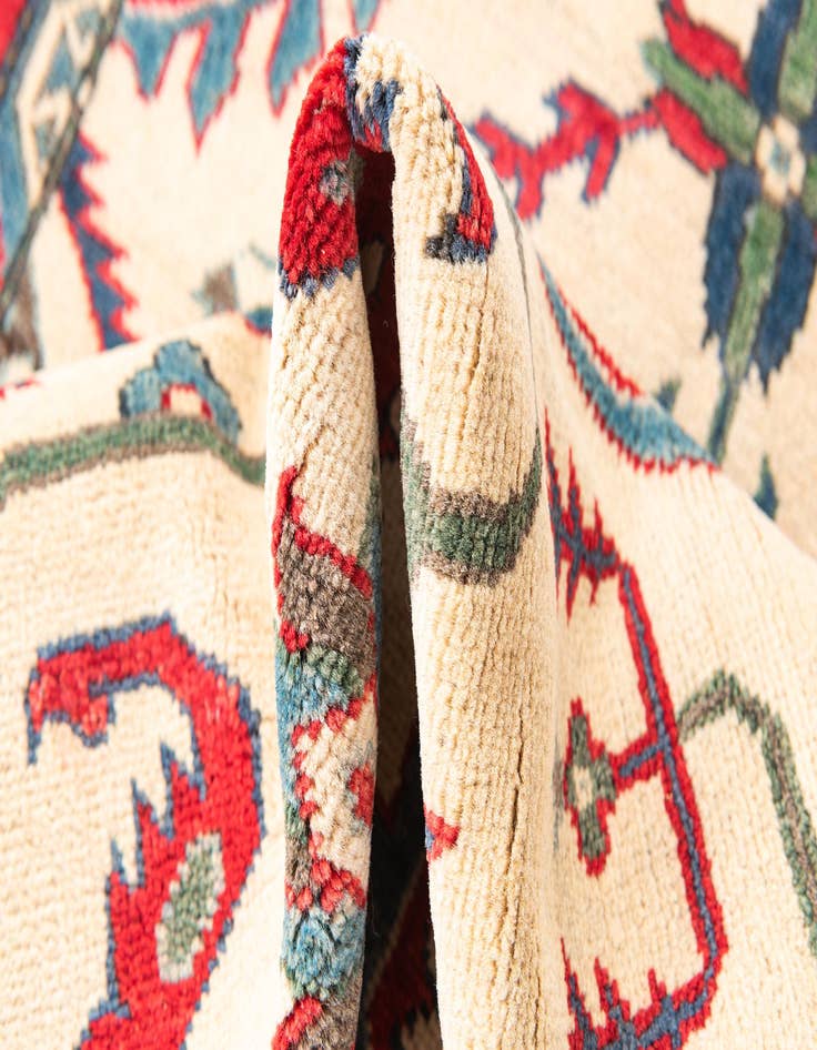 Detail image of 3' 10 x 5' 9  Hand Knotted Kazak Rug