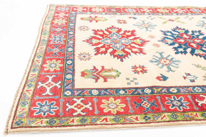 4' 1 x 5' 10 Hand Knotted Kazak Rug