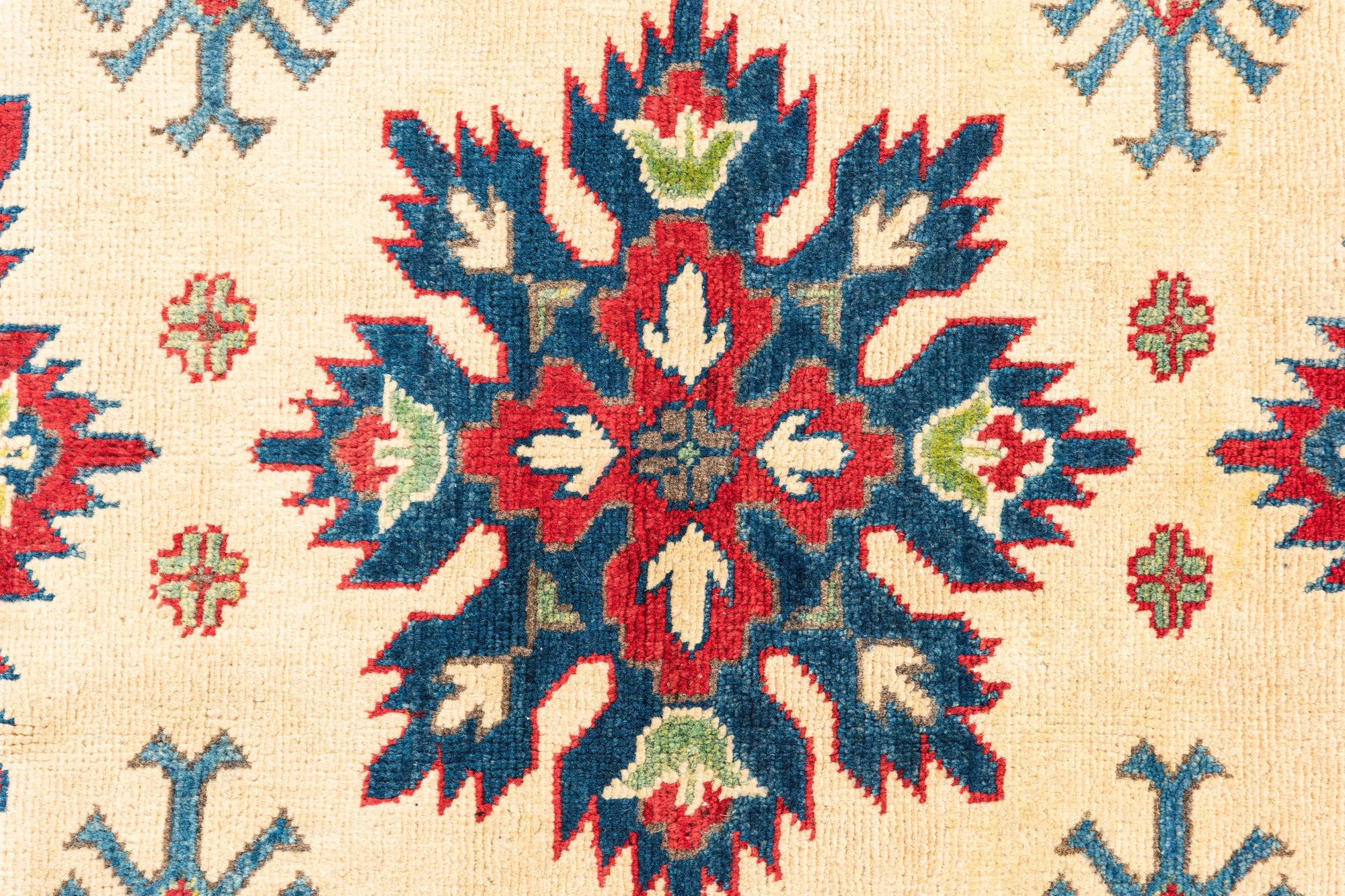 4' 1 x 5' 10 Hand Knotted Kazak Rug