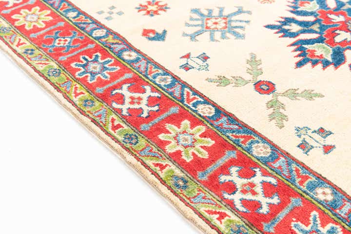 4' 1 x 5' 10 Hand Knotted Kazak Rug