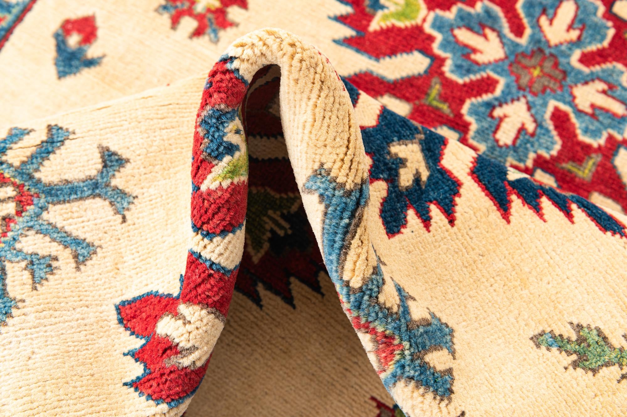 4' 1 x 5' 10 Hand Knotted Kazak Rug