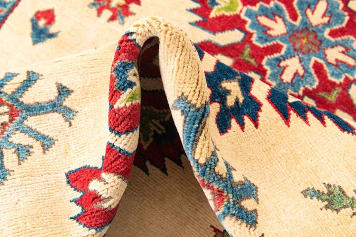 4' 1 x 5' 10 Hand Knotted Kazak Rug