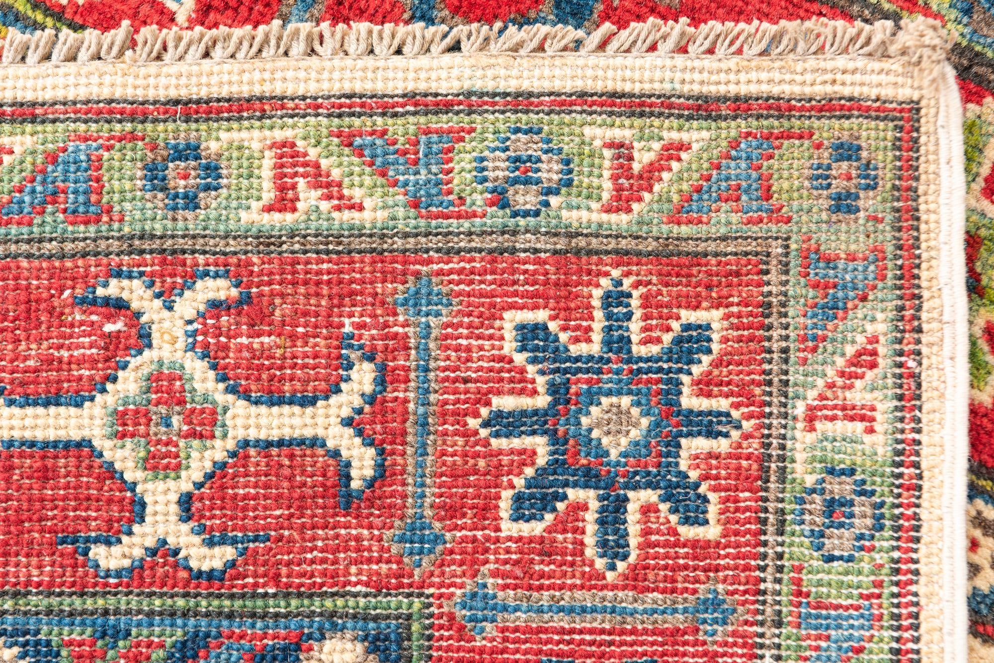 4' 1 x 5' 10 Hand Knotted Kazak Rug