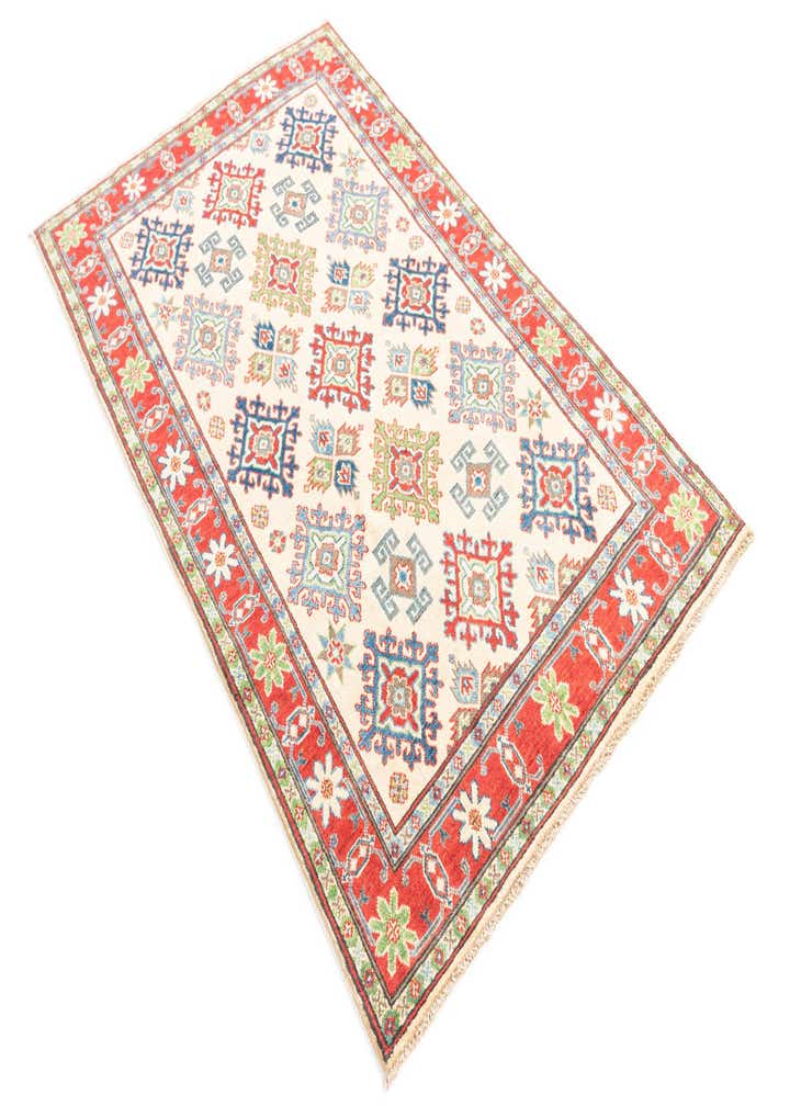3' 9 x 6' Hand Knotted Kazak Rug