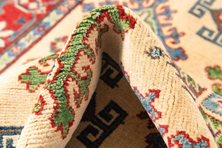 3' 9 x 6' Hand Knotted Kazak Rug