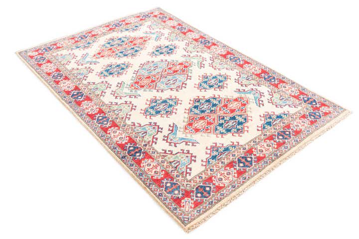4' 1 x 6' Hand Knotted Kazak Rug