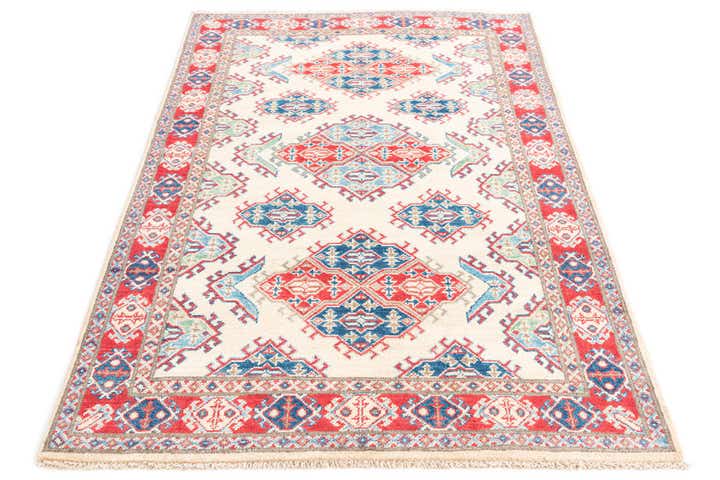 4' 1 x 6' Hand Knotted Kazak Rug