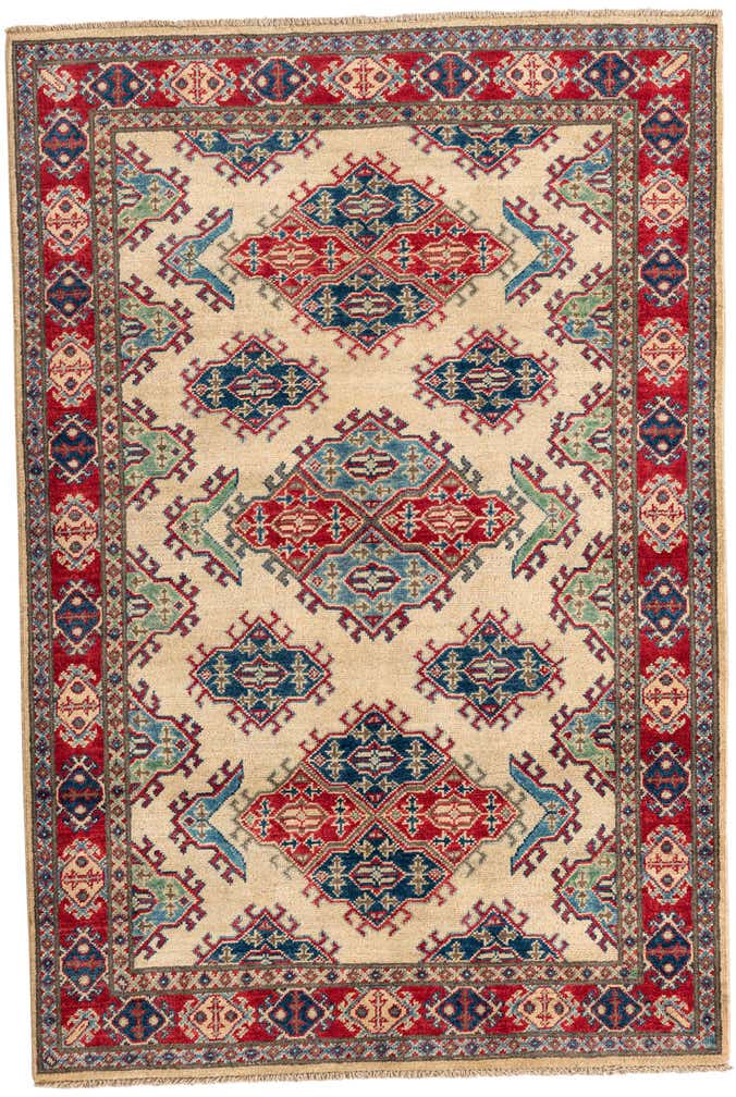 4' 1 x 6' Hand Knotted Kazak Rug