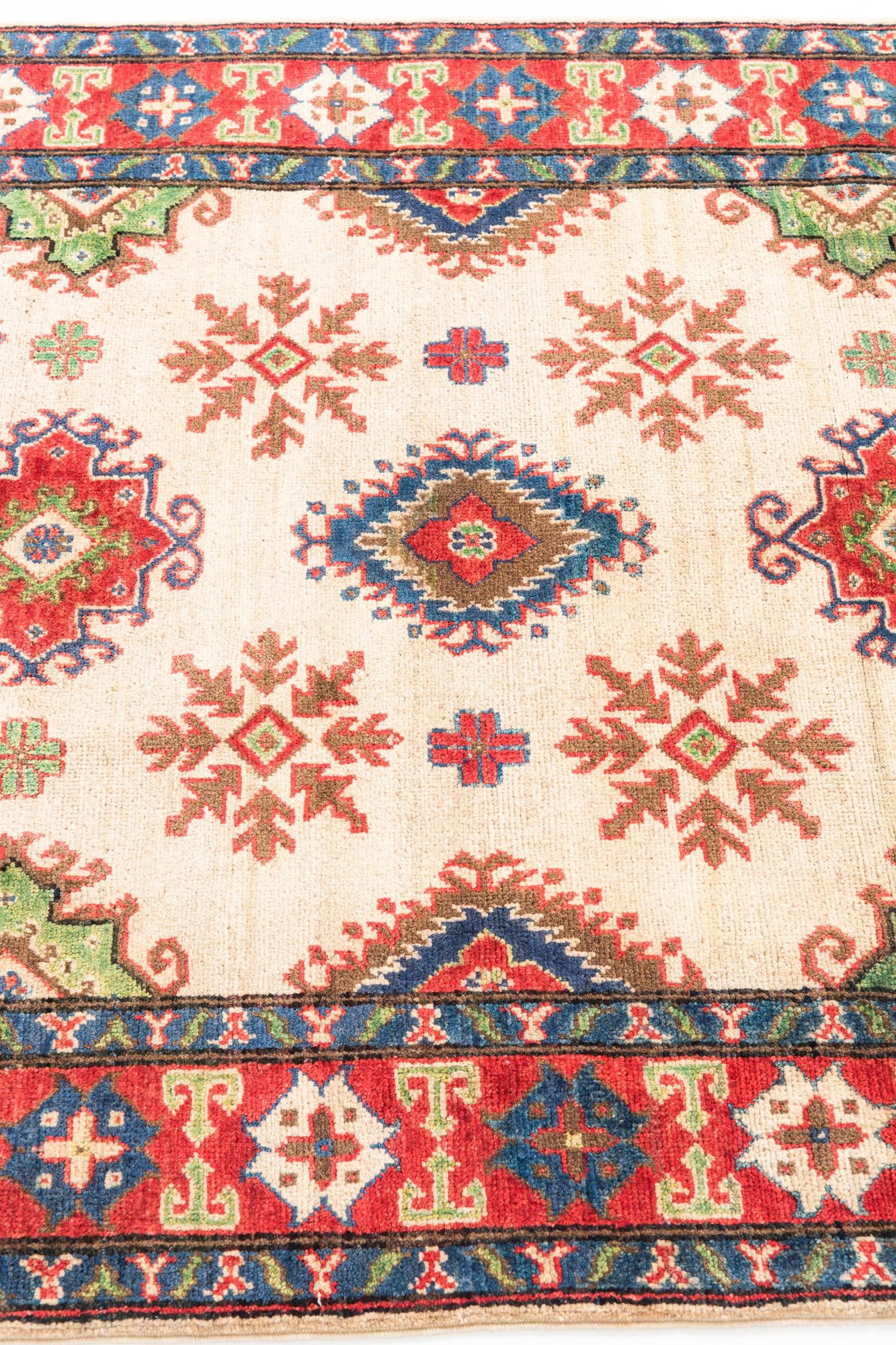 4' x 6' Hand Knotted Kazak Rug