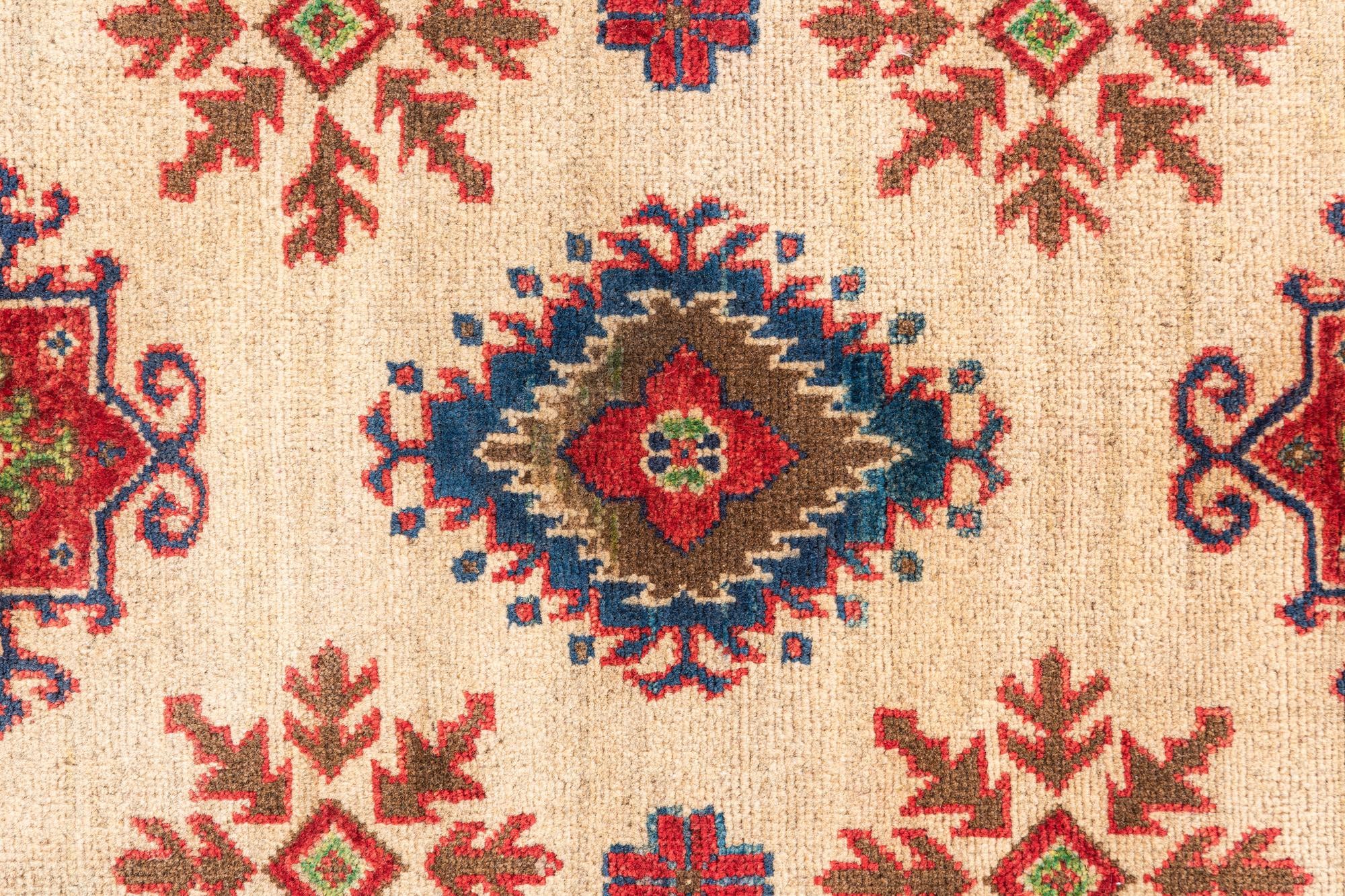 4' x 6' Hand Knotted Kazak Rug