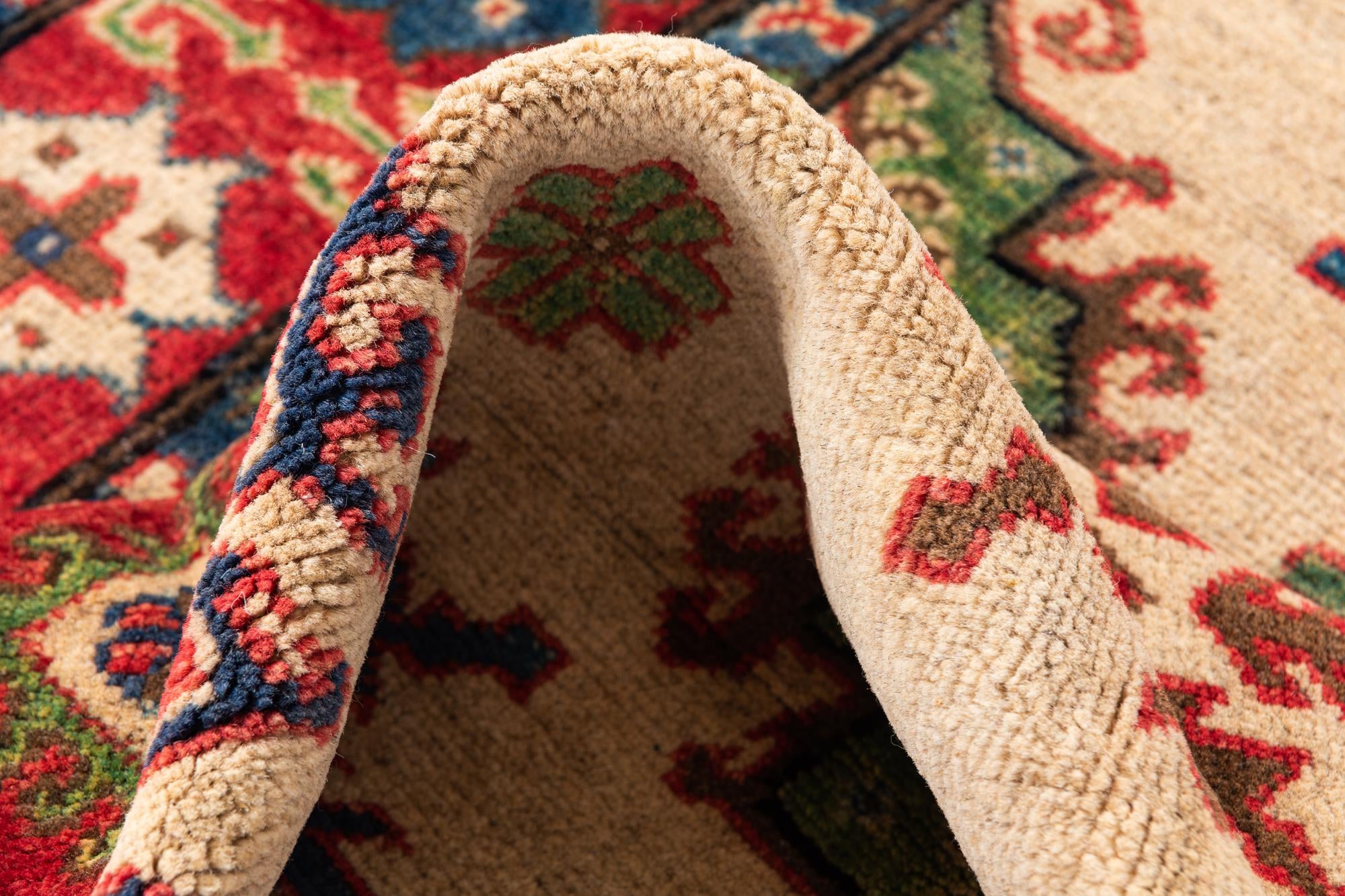 4' x 6' Hand Knotted Kazak Rug